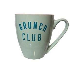 Brunch Club Mint Green Coffee Mug